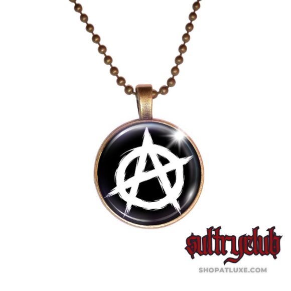 Anarchy Symbol Necklace (Several Styles) - Picture 8 of 16